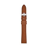 Fossil Women's 16mm Leather Interchangeable Watch Band Strap, Color: Espresso (Model: S161038)