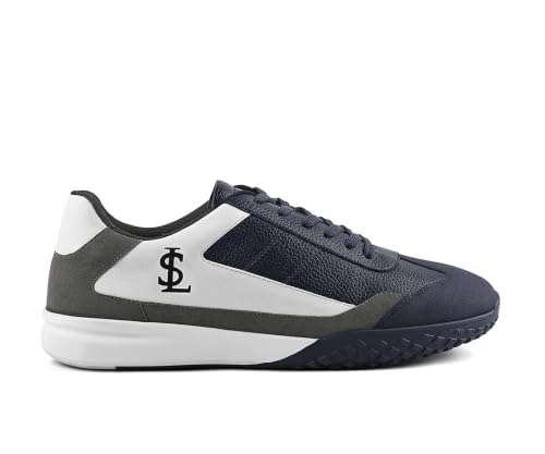 Image of LOUIS STITCH Men's Casual Lightweight Lace-Up Low-Top Sneakers for Men| Cushioned Comfort | Lightweight & Comfortable Casual Lace-Up Shoes | LSP-SNK-AVI-Lace-Ups