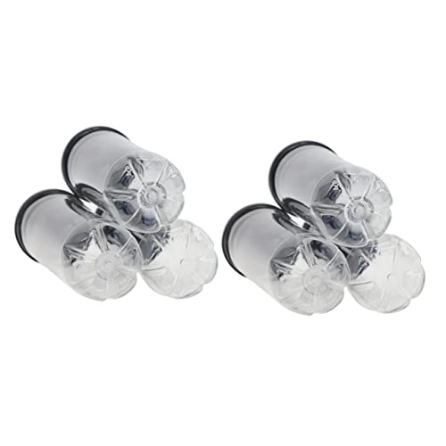 ifundom 2sets 3pcs Tennis Balls Storage Resistant Container with Lid Durable and Transparent Balls Storage Holder for Tennis Enthusiasts Players 3pcs*2