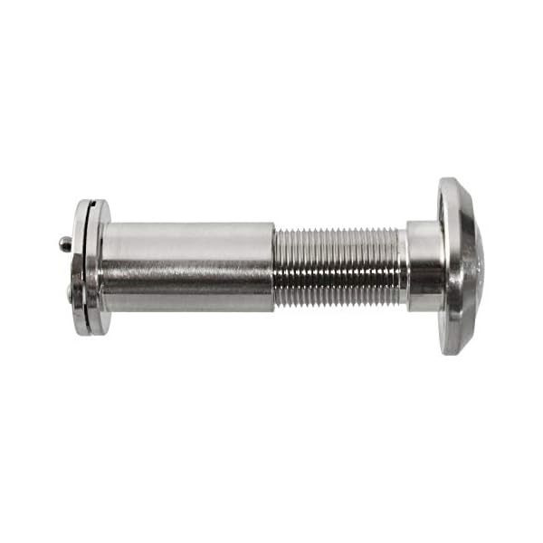 Türspion Spion 200° Weitwinkel Objektiv 36-56mm Türstärke in 4 Farben wählbar (Edelstahl-Optik) – Bild 7