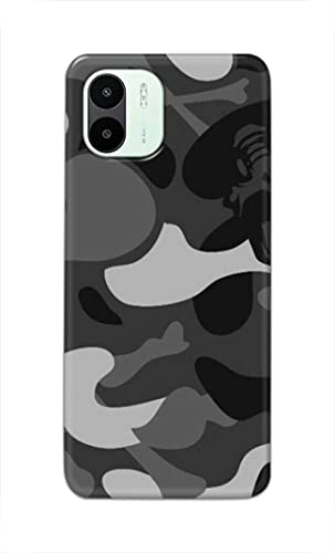 Image of Printed Hard Back Cover Case for Mi Redmi A1 2022 Back Cover (Army Pattern) -203