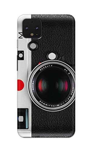 Image of Printed Hard Back Cover Case for Google Pixel 4 Back Cover (Vintage Camera) -702