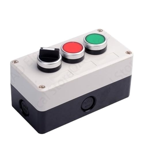 Interrupteur d'arrêt d'urgence avec boîte de commande pour atelier et machines industrielles