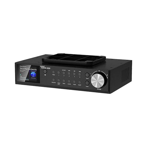 Regent Cucina 200 - Radio da Cucina Sottopensile DAB con Bluetooth, Radio FM/DAB+ con Striscia LED per Cucina, Display a Colori, Timer da Cucina con 2 Allarmi, Perfetto Radio per la Cucina