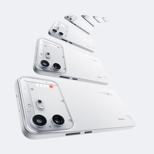 Image of Nothing Phone (4b) 5G (White, 8GB RAM, 256GB Storage) | 6.77 Inch Full HD+ AMOLED Display | Snapdragon 6 Gen 4 Processor | 50MP AI Main + 8MP Ultra-Wide Camera | 16MP Front Camera | 6000mAh Battery