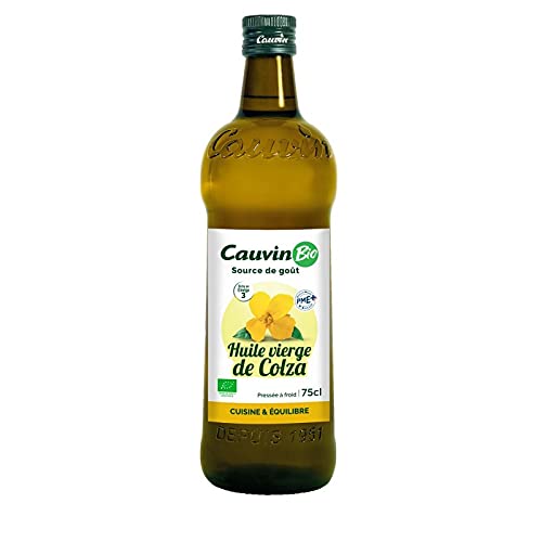 CAUVIN - Huile De Colza Biologique 75Cl - Lot De 3 - Vendu Par Lot