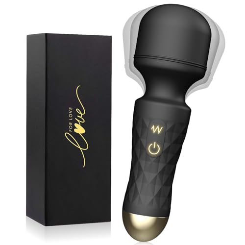 Vibromasseur, Femme Clitoridien Puissant Sex Toys - Gode Vibro-masseur avec 5+3 Modes Fréquences, Sex Toýs Femme, Magic Vibro Vibrant Stimulateur de Clitoris Sex Toýs pour Couple (black-gold)