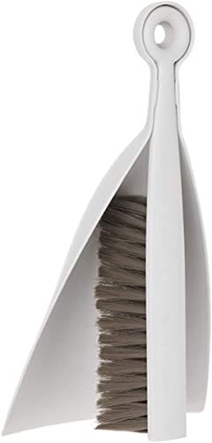 Cepillo de limpieza de cama Cepillo de limpieza suave Juego de cepillo y recogedor de agarre cómodo de mano Hotel Familia Ropa Polvo Cabello Sofá cama Sábanas Colcha Limpieza de alfombras Cepillos for