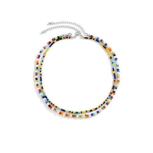 Homxi Uomo Collana Pendente Colorato,Collana da Uomo in Lega Catena