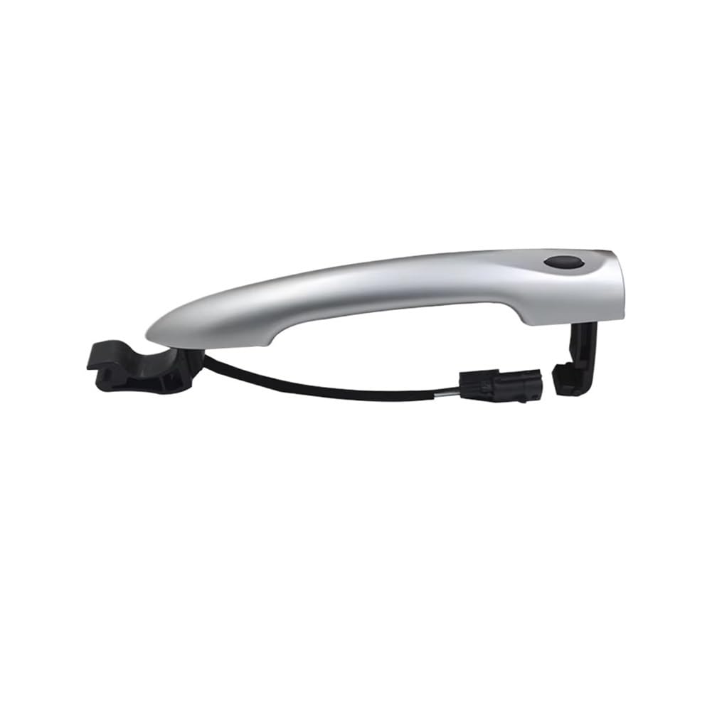 RAtsch Car Side Exterior Door Handle Black Silver Outer Outside Exterior Comfort Access Door Handle for Fluence 2011-2015 Front Rear Left Right