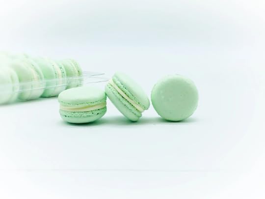 50 Pack Light Green (Apple Chocolate) French Macaron Value Pack