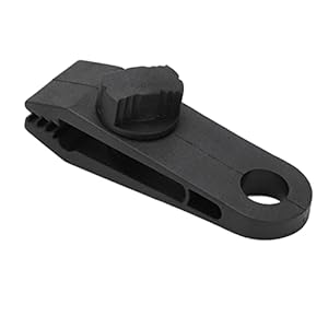 Tarpclips, duurzaam Gemakkelijk te dragen buitententklem met spiraalgesp voor zwembadluifelafdekking voor kamperen
