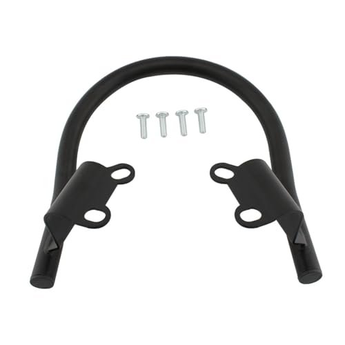 Support bagages arrière en fer forgé 26.5cm avec fixation poignée passager