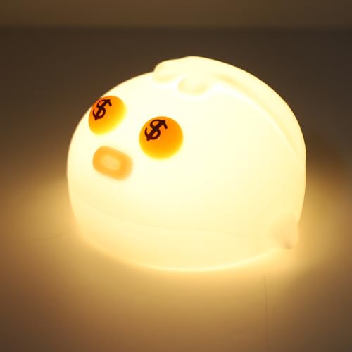 Lámpara de noche silicona recargable con luz cálida LED miniatura 7