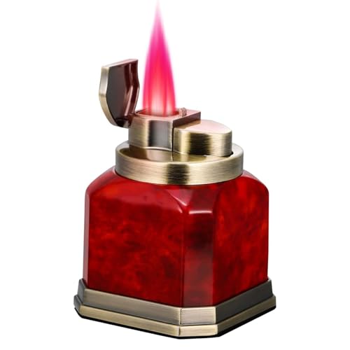 Encendedor metálico de escritorio resistente al viento miniatura 1