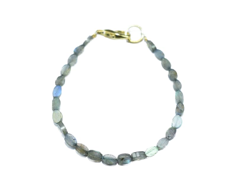 Gems bracelet labradorite ovale LKBEADS pour sublimer vos tenues