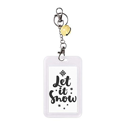 Étui carte de crédit Let It Snow pour vos sorties en station de ski
