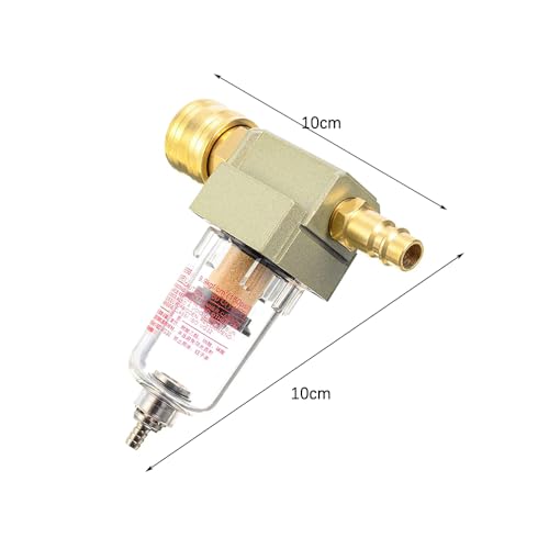 Hsthe Sea Wasserabscheider, Druckluftfilter Ölabscheider mit Schnellkupplung für Kompressorfilter, Druckluft 1/4 Zoll Filter