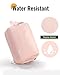 Chakipee Toiletry Bag for Women - Travel Toiletries Organizer Dopp Kit Water Resistant Cosmetic Bag for Toiletry Accessories, Lightweight Pink Toiletries Bags with Zippers, Bathroom Essentials