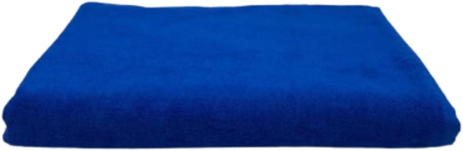 BYFT Iris (Royal Blue) Luxury Pool Towel (90 x 180 Cm-Set of 1) 100% Combed Cotton, Highly Absorbent and Quick dry, Classic Hotel and Spa Quality Extra Large Pool Towel-600 Gsm