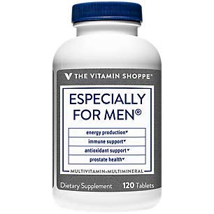 The Vitamin Shoppe Especially For Men Multivitamin, Nutrient's & Herbs For Men's Wellness, Antioxidant That Supports Energy Production, Immunity & Prostate Health (120 Tablets) #TOP11