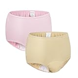 Magic Moon Reusable adult diaper, Washable adult diapers, Incontinence Protective Underwear for Women, Bedwetting Panties For Women, Leak Proof,(Pack of 2) (3XL(120-135) CM)