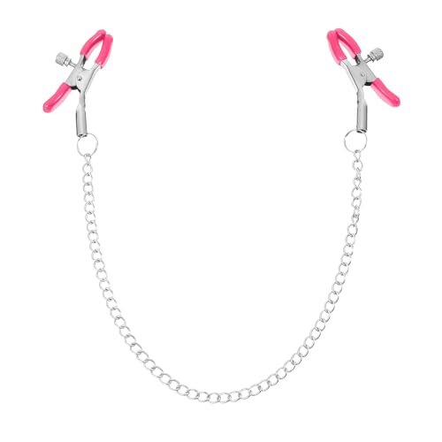 Body Chain Stainless Steel Nipple Jewelry Non Piercing, Adjustable Body