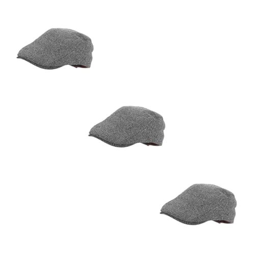 Chapeau Beret Unisexe UPKOCH en Lot de 3 pour Hiver et Mode Vintage
