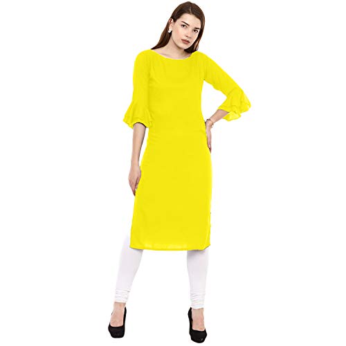 Image of Veera Paridhaan Women's Rayon Straight Kurti