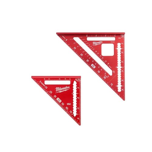 Milwaukee Tool 7インチ垂木スクエアと4-1/2インチトリムスクエアセット