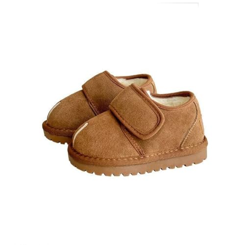 Toddler Boots Girls Winter Warm Faux Fur Walking Boots Kids House Shoes Non-Slip Comfortable Slippers for Toddler/Little Kid