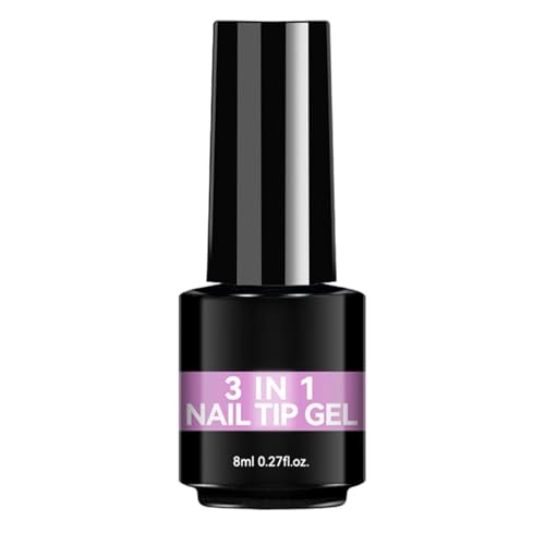 Colle De Gel UV Pour Les Ongles | 8ml Adhésif Inodore à Longue Durée | Colle Pour Extensions UV - Pour Les Débutants Et Les Professionnels En Salon À Domicile Pour La Manucure Et Le Soin Des Ongles Po