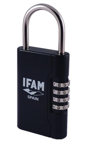 Ifam Guardallaves para Colgar en Superficies, Apertura Lateral de Combinación, Almacenamiento hasta 10 Llaves, 10000 Combinaciones, Ideal para Alquileres Cortos, Caja de Seguridad Llaves Uso Exterior