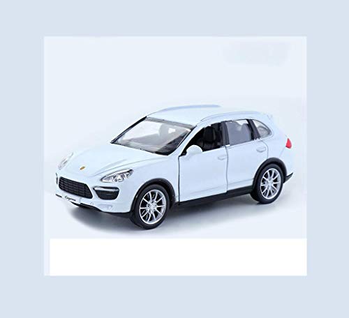 QRFDIAN Coche de aleación 1:36 Porsche Cayenne Modelo de Coche Decorativo Suministros de automóvil Tire hacia atrás Modelo de Coche de Juguete Longitud del Coche Sobre 13 CM