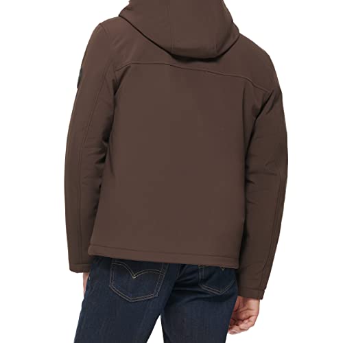 Image of Levi's Men's Soft Shell Two Pocket Hooded Trucker Jacket