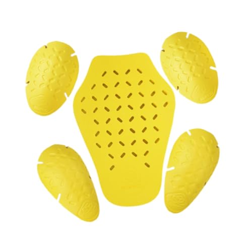 Harilla Protector Genérico de Chaqueta de Motocicleta de 5 Piezas, Protección para Montar en Motocross, Protección de Espalda, Hombros Y Fácil de Limpia