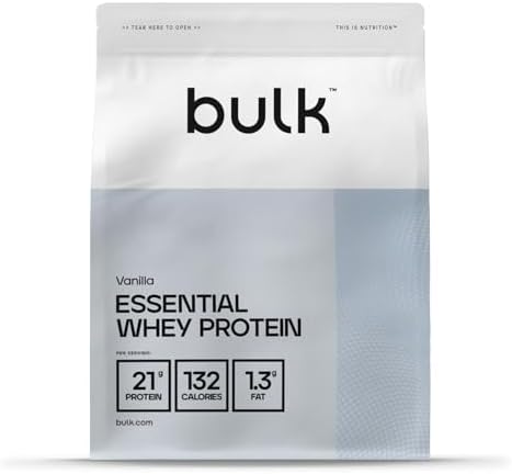 Bulk Essential Whey Protein Powder | Vanilla | 21g Protein per Se...