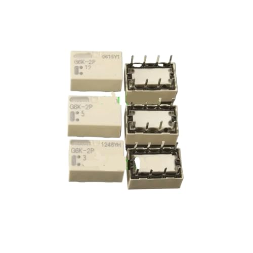Relé de señal G6K-2P-5VDC de 8 pines con capacidad de 1A para circuito impreso