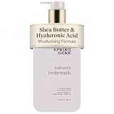 Spring Gene Nature's Moisturizing Body Wash - Natural Citrus Formula with Vitamin B3, Hyaluronic Acid & Baobab Oil - Gentle, Dye Free, Non-Toxic & Vegan - Spray Tan Safe Daily Cleanser - Made in USA
