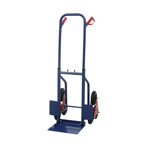 Carretilla de escalera para carga pesada 440lbs azul miniatura 1