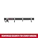 Rubbermaid FastTrack Garage Storage Utility Hooks 5 Piece Black All in One Rail Hook Kit and Tool Organizer Heavy Duty for Home/Garage/Shed/Garden