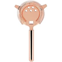 Lightweight Practical Cocktail Strainer, Bar Strainer, for Bartenders MixologistsLarge rose gold