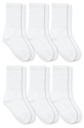 Mens Golf Cotton Crew Sport Cushion Socks 6 Pair Pack