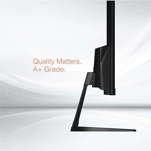 Image of FINGERS Satin-Curve-2421 Curved LED Monitor (23.81, 60 cm) with 1920 x x1080 FHD Resolution, Ultra-Slim Design, VGA + HD Interface + VGA Output, Wall mountable, 100 Hz Refresh Rate.