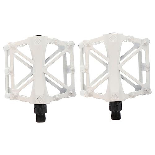 1 Pair Aluminum Alloy Slip Bicycle Pedals Hollow Design for Stability and Durability Professional Flat Pedals for Mountain Lightweight and Resistant