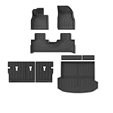 Compatible for JAECOO OMODA C9 / Chery Exeed RX Fuel Version 2023 2024 Car Floor Mats TPE 3D Foot Mat Accessories(LHD 8PCS)