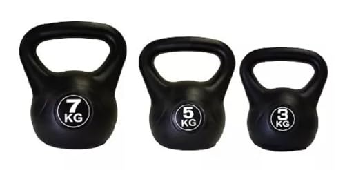 Pesas, Sports Set pesas rusas kettlebell 15 kg crossfit gym 3 5 y 7 kg