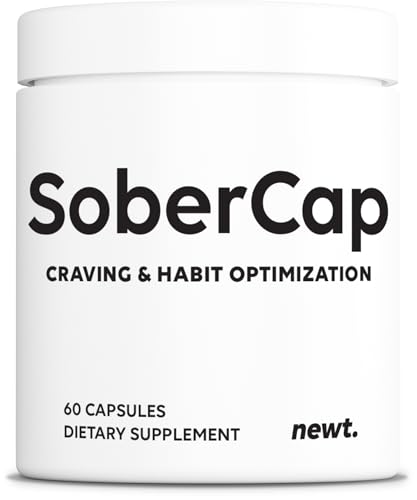 SoberCap Natural Drug Recovery Supplement | Alcohol Craving Blocker & Stop Craving Alcohol Pill for Addiction Support | Motivation Focus Drive and Mood Clarity | Made in USA | 60 Capsules