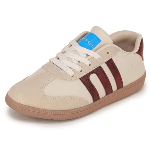 Image of TRASE Casual Sneaker Shoes for Women | Soft Cushioned Insole | Sneakers for Woman | Lightweight | Comfortable | Stylish, Trendy Girls and Women Sneakers with Laces
