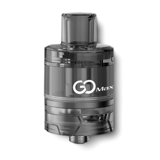 Innokin GoMax Starter Vape Tank - 0.19ohm 60-90W E Cigarette DTL Smooth Vape Sub Ohm Disposable Tank - No Nicotine (Go Max Disposable Tank Black)